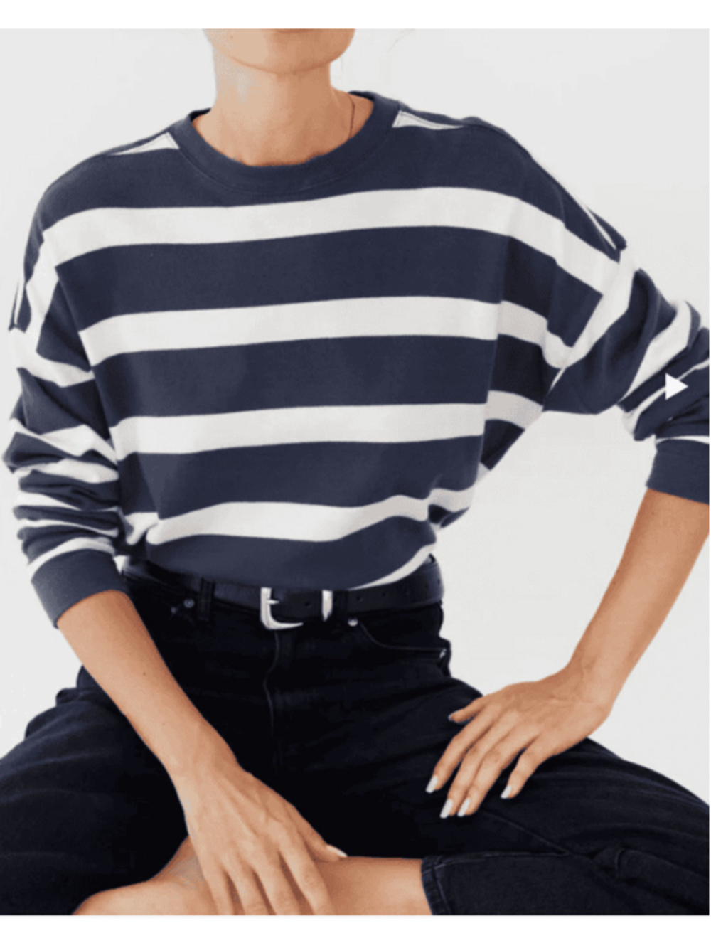 AYR The Early Mornings Tee Breton Stripe Top S
